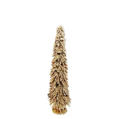 TREE ALPINE 22″ W/ GOLD BEAD GLITTER