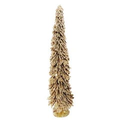 TREE ALPINE 26″ W/ GOLD BEAD GLITTER