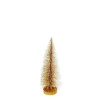 TREE BOTTLE BRUSH CHAMP GLTR. 16″ W/ SNOW TIP