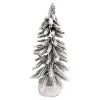 TREE FLOCKED ALPINE 14″ W/ WOOD BASE