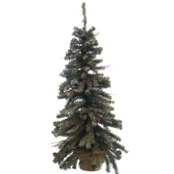 TREE FROSTED ALPINE 3′ 191T W/ PINE CONES