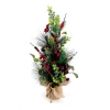 TREE NAT./ BERRY MIXED 24″ W/ RED BERRIES WITH PINE AND GREENERY