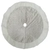 TREE SKIRT 48″ IVORY/GOLD