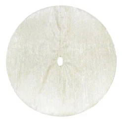 TREE SKIRT 20″ MINI GOLD IRIDESCENT CRINKLE METALLIC