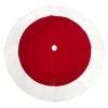 TREE SKIRT 48″ RED/WHITE