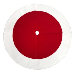 TREE SKIRT 48″ RED/WHITE