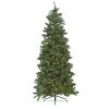 TREE SLIM PVC PINE 9’/1134T 510-LED WARM WHITE LIGHTS