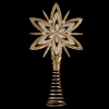 TREE TOP STAR GOLD GLITTER 7.5″ GOLD SPANGLE 3D