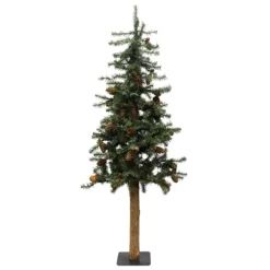 TREE VIENNA ALPINE 4′ 351T W/ PINE CONES