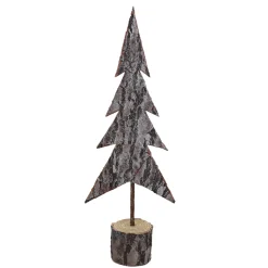 TREE WOOD LOOK 12″ NATURAL FROSTED