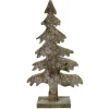 TREE WOODEN TABLE DECOR 8″x14″ FROSTED NATURAL/BIRCH LOOK