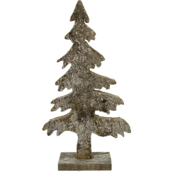 TREE WOODEN TABLE DECOR 8″x14″ FROSTED NATURAL/BIRCH LOOK