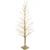 TWIG TREE GOLD 59″ 186 LED WARM WHITE LIGHTS 120V CHAMP. GLTR
