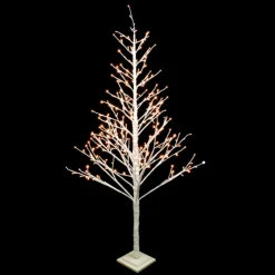 TWIG TREE WHITE 83″ 306 LED WARM WHITE LIGHTS 120V WHITE GLTR.