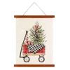 WALL SCROLL WAGON W/ TREE 12″x15.5″