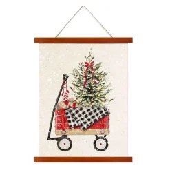 WALL SCROLL WAGON W/ TREE 12″x15.5″