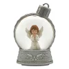 WATER GLOBE PRAYING ANGEL 5.5″ W/ GLITTER, LED, B/O