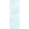 WIRED RIBBON 2.5″X10 YDS BLUE W/ WHITE ICE GLTR