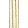WIRED RIBBON 2.5″X10 YDS GOLD SHEER W/ GOLD GLITTER
