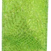 WIRED RIBBON 2.5″X10 YDS GREEN (CHARTREUSE) W/SWIRL PATTERN