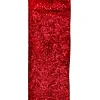 WIRED RIBBON 2.5″x10 YDS. RED W/ GLITTER