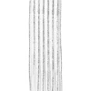 WIRED RIBBON 2.5″X10 YDS SILVER SHEER W/ SILVER GLITTER