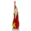 WOODEN SANTA STANDING W/BASE 4″X2″X15″