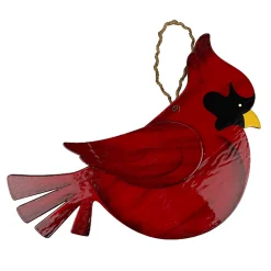 WOODEN WALL DECOR CARDINAL 6″