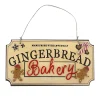 WOODEN WALL DECOR “GINGERBRAED BAKERY” 9″x4.5″ NATURAL