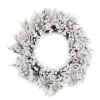 WREATH BERRY 24″ WHITE MIXED BERRIES