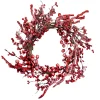 WREATH BERRY 24″ RED MIXED BERRY FROSTED