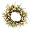 WREATH CEDAR 24″ DECORATED W/ COPPER BALLS