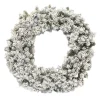 WREATH FLOCKED MIXED NEEDLE PINE 48″ X 340 TIPS HEAVY FLOCKING
