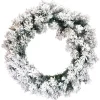 WREATH FLOCKED PVC PINE 30″ X 120 TIPS HEAVY FLOCKING