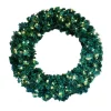 WREATH PRE-LIT NAT. SHERWOOD PINE 30″ 300 TIPS 150 LED LIGHTS