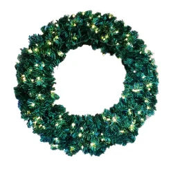 WREATH PRE-LIT NAT. SHERWOOD PINE 30″ 300 TIPS 150 LED LIGHTS