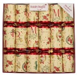 XMAS CRACKER PREMIUM 6PCX12″ HOLIDAY LETTERS WITH PICCADILLY GIFT INSIDE